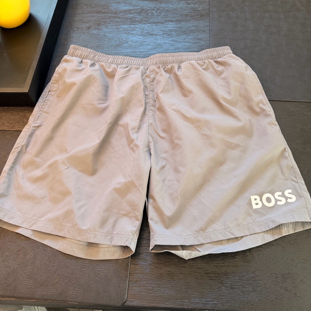 Men’s BOSS Gray Shorts XL NWT